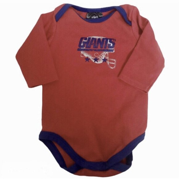 5/$25 NY Giants Football Onesie Size 3-6 Months - Picture 1 of 3